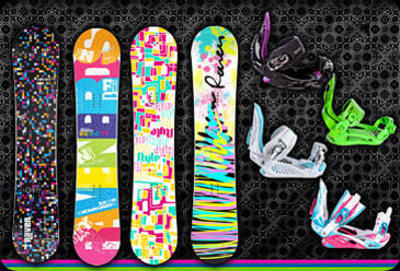 snowboard komplety